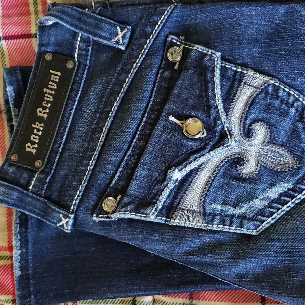 Rock Revival Stephanie Boot Jean